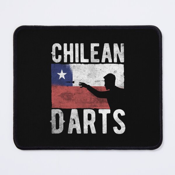 Item preview, Chilean Darts Hobby Dart Player Vintage Flag designed and sold by ZzCorezZ.