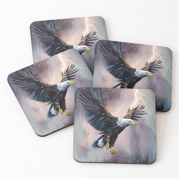 Item preview, Abstract lightening eagle designed and sold by threlando.