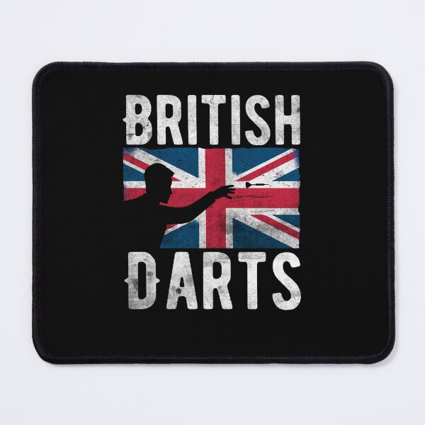 Item preview, British Darts Hobby Dart Player Vintage Flag designed and sold by ZzCorezZ.