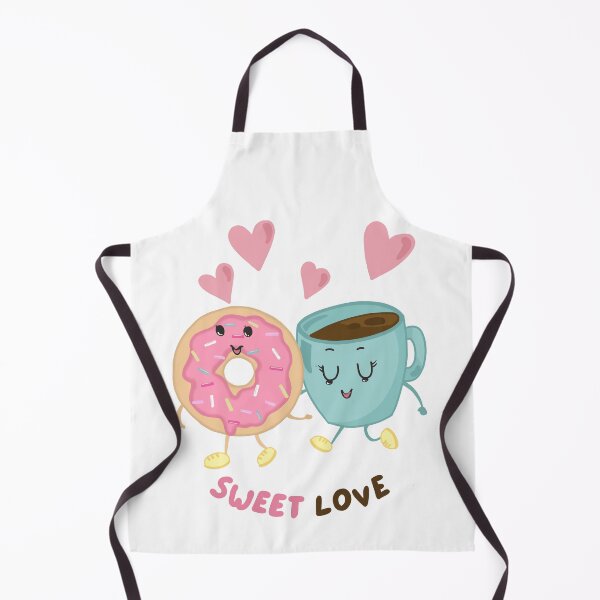 Item preview, Sweet love, cute hand drawn doughnut and coffee (colour palette, color palete) designed and sold by Sanaura.
