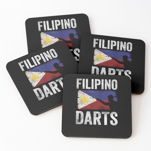 Item preview, Filipino Darts Hobby Dart Player Vintage Flag designed and sold by ZzCorezZ.