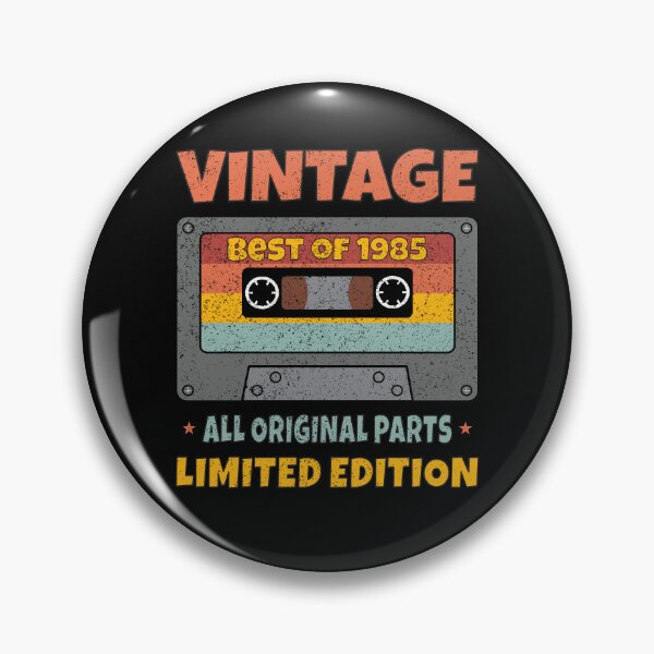 Item preview, VINTAGE BEST OF 1985 ALL ORIGINAL PARTS LIMITED EDITION RETRO FUNNY DISTRESSED CASSETTE BIRTHDAY GIFT designed and sold by Kipcio.