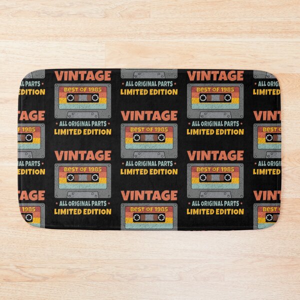 Item preview, VINTAGE BEST OF 1985 ALL ORIGINAL PARTS LIMITED EDITION RETRO FUNNY DISTRESSED CASSETTE BIRTHDAY GIFT designed and sold by Kipcio.