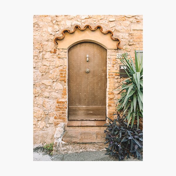 Item preview, Boho Door France Print, French Riviera Retro Print, Cote D'Azur Travel Photography Vintage Architecture House Print designed and sold by radub85.