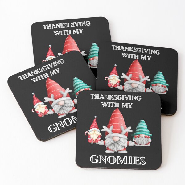 Aperçu de l'œuvre Thanksgiving avec mes gnomies Thanksgiving femmes hommes enfants créée et vendue par NesWorks.