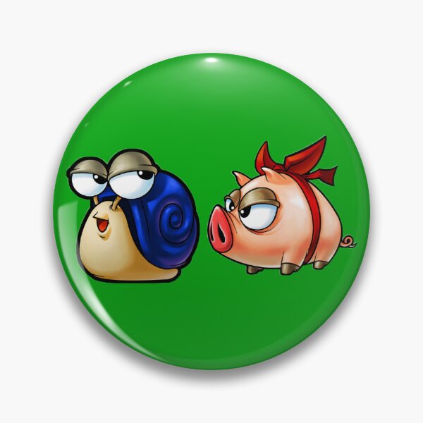 Item preview, MapleStory Red Ribbon Pig Blue Snail Maple Friends High Quality Design designed and sold by LondownDesign.