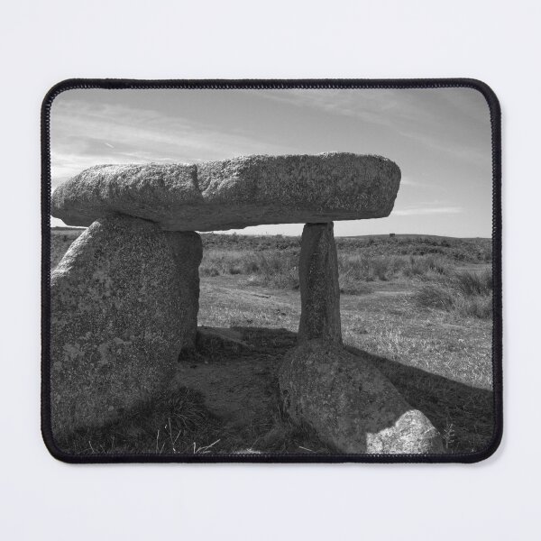 Item preview, Lanyon Quoit, Madron, Cornwall. Black and White Photograph designed and sold by Postcards From The Dark Side .