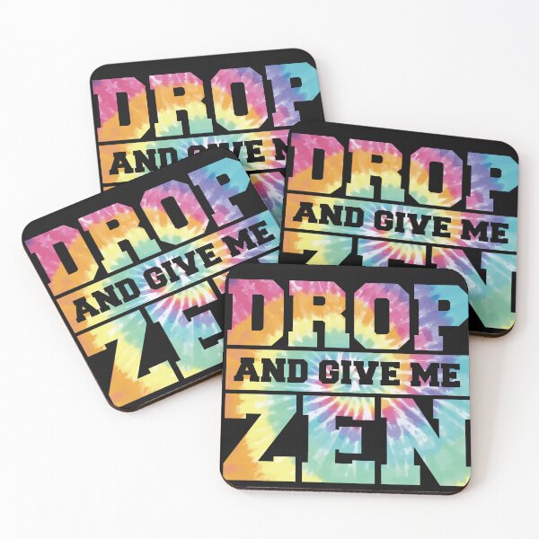 Item preview, Drop and Give Me Zen - Meditation and Yoga designed and sold by LemonRindDesign.