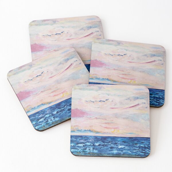 Item preview, Pink sunset, seascape, cloudscape designed and sold by Myartspace.
