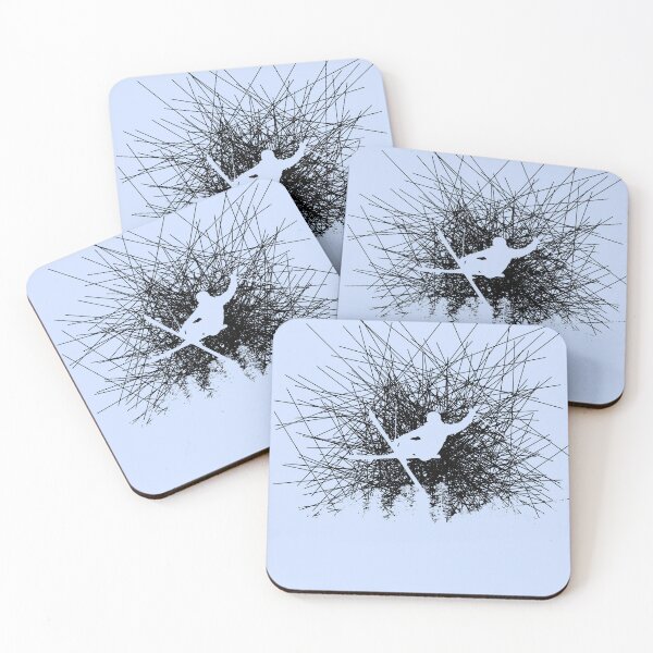 Item preview, Ski Abstract Lines - Freestyle skiing designed and sold by LemonRindDesign.