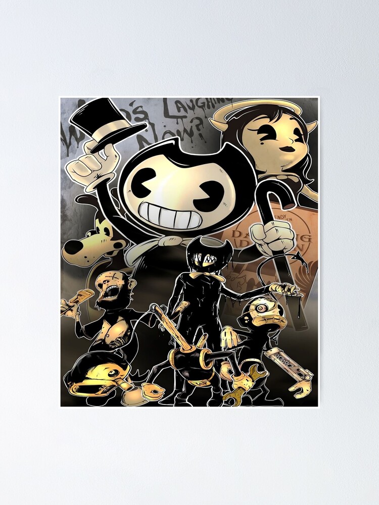 DOWNLOAD 20 Posters Bendy and the Ink Machine With and Without