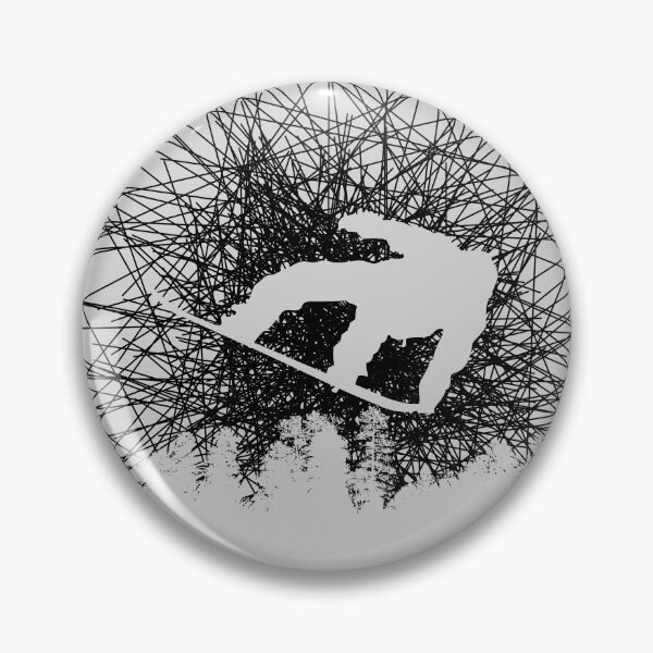 Item preview, Snowboard Abstract Lines - Freestyle skiing designed and sold by LemonRindDesign.