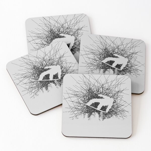 Item preview, Snowboard Abstract Lines - Freestyle skiing designed and sold by LemonRindDesign.