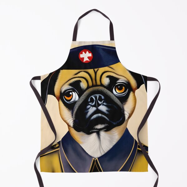 Item preview, Pug Dog Vintage Military Soldier - Retro Style designed and sold by Dalive.