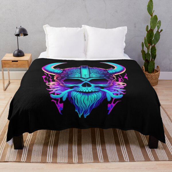 Item preview, Until Valhalla Viking Skull with Horns Funny Cool designed and sold by CoyoteStudio.