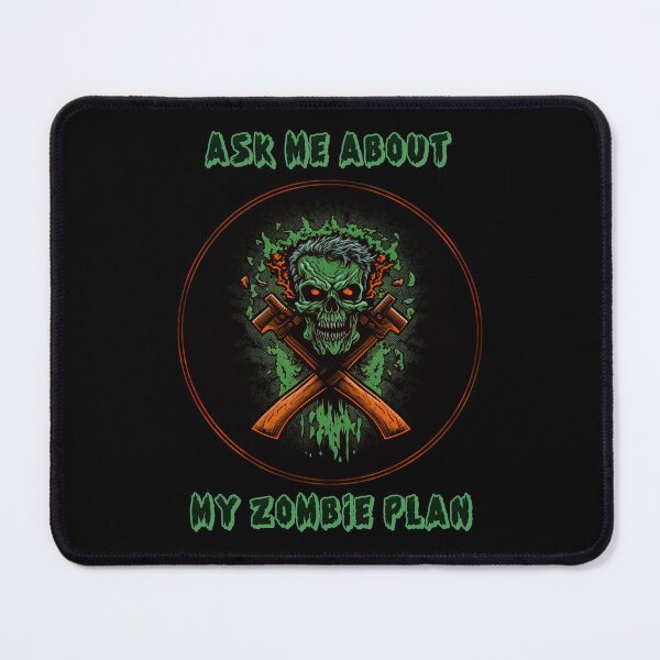 Item preview, Ask Me about My Zombie Plan designed and sold by Christopher Fryant.
