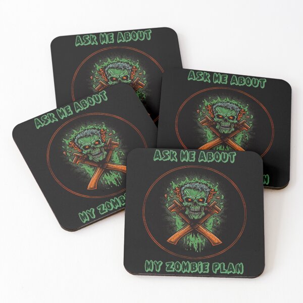 Item preview, Ask Me about My Zombie Plan designed and sold by Christopher Fryant.