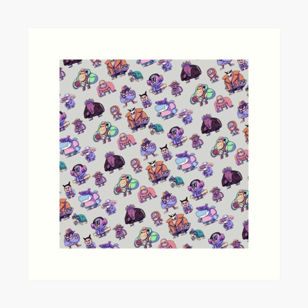 THUG LIFE Family 18 Pack Pattern Art Print