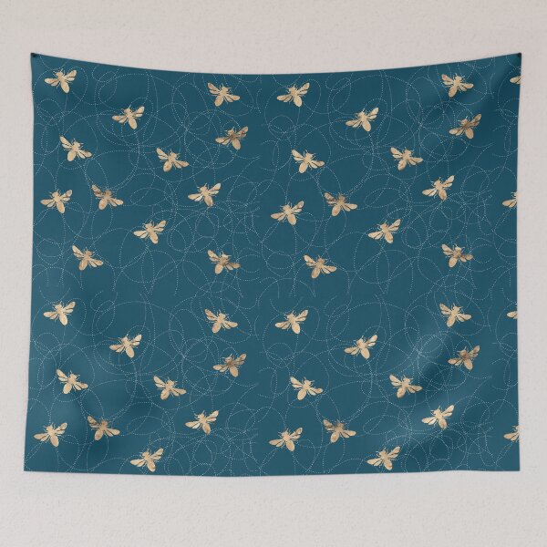 Artikelvorschau, Busy Bees Pattern Design entworfen und verkauft von ironydesigns.