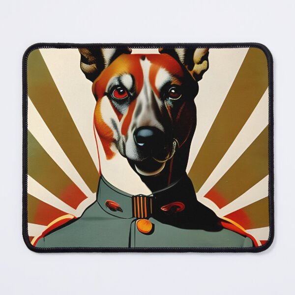 Item preview, Proud hunting dog as a retro military soldier - vintage style designed and sold by Dalive.