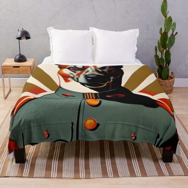 Item preview, Proud hunting dog as a retro military soldier - vintage style designed and sold by Dalive.