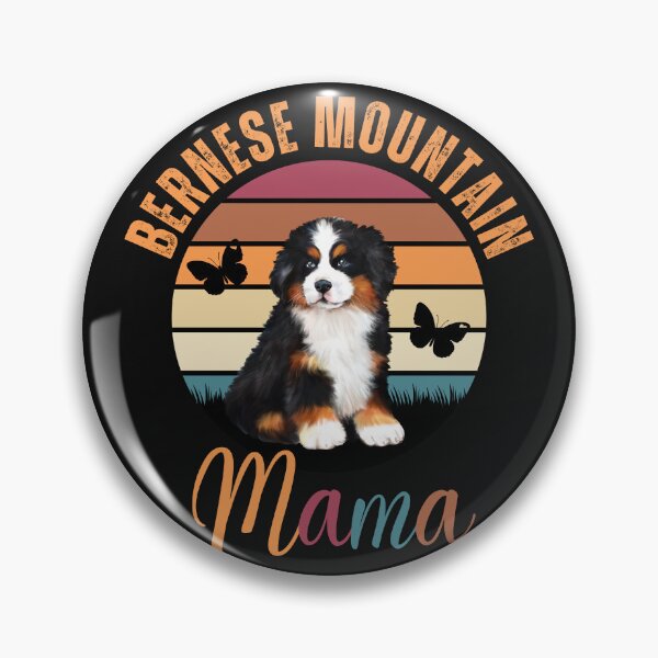 Item preview, Bernese Mountain Dog Mama Vintage Sunset designed and sold by HappyLifeCreate.