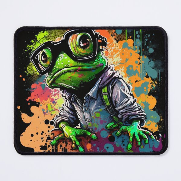 Item preview, Cosmic Frog Two Splatter Paint designed and sold by TheArtfulAllie.