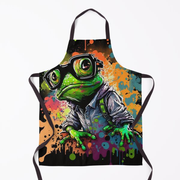Item preview, Cosmic Frog Two Splatter Paint designed and sold by TheArtfulAllie.