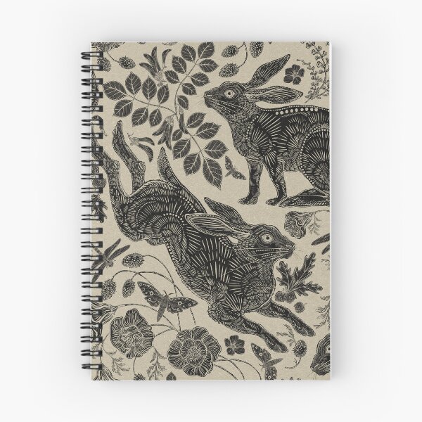 Item preview, Rabbit on Linen  designed and sold by Silver Steer Design.