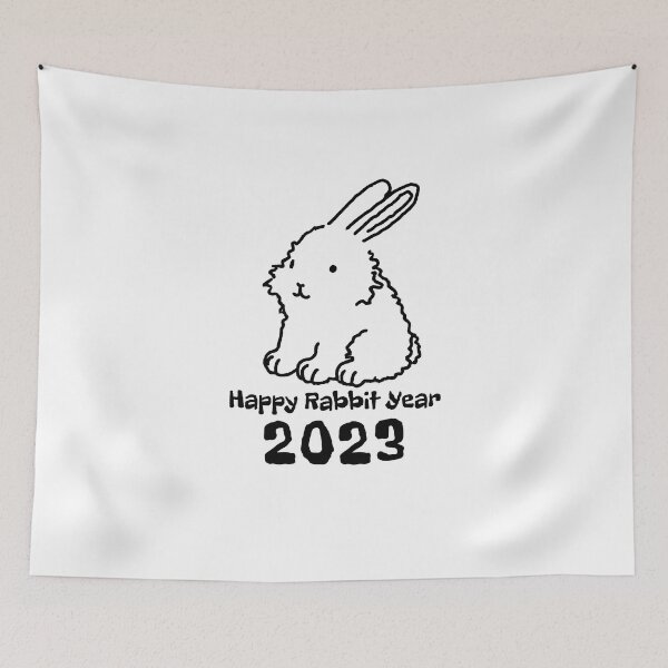 Item preview, HAPPY RABBIT YEAR 2023 Chinese Year of the Rabbit, Zodiac designed and sold by Decamegashop.