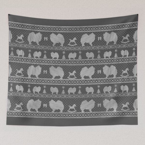 Item preview, Ugly Christmas sweater dog edition - Spitz designed and sold by Camilla Fjäder.