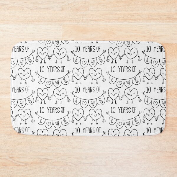 Item preview, Tenth Anniversary - 10 Years of Love designed and sold by CuteTrendyFinds.