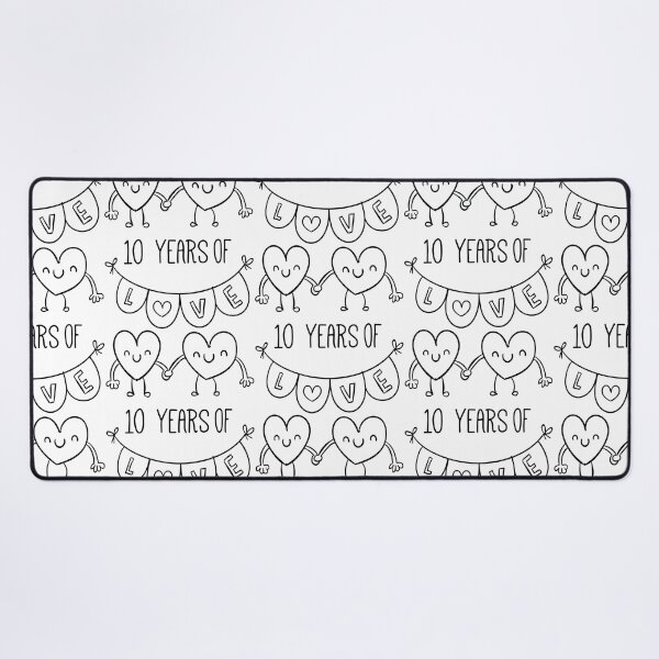 Item preview, Tenth Anniversary - 10 Years of Love designed and sold by CuteTrendyFinds.
