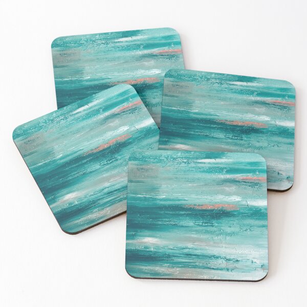 Item preview, Sea Foam Green With Cream Abstract Painting designed and sold by DEC02.