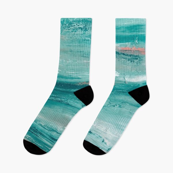 Item preview, Sea Foam Green With Cream Abstract Painting designed and sold by DEC02.