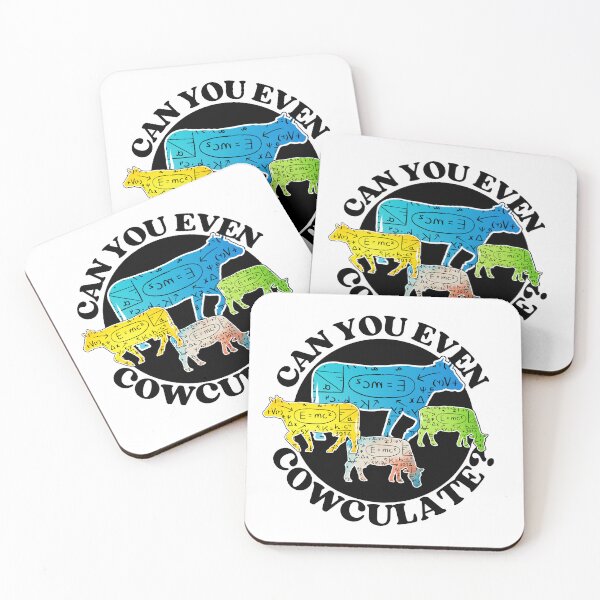 Item preview, Can you even calculate? Funny colorful cow puns Calculator designed and sold by FarmsteadAcers.