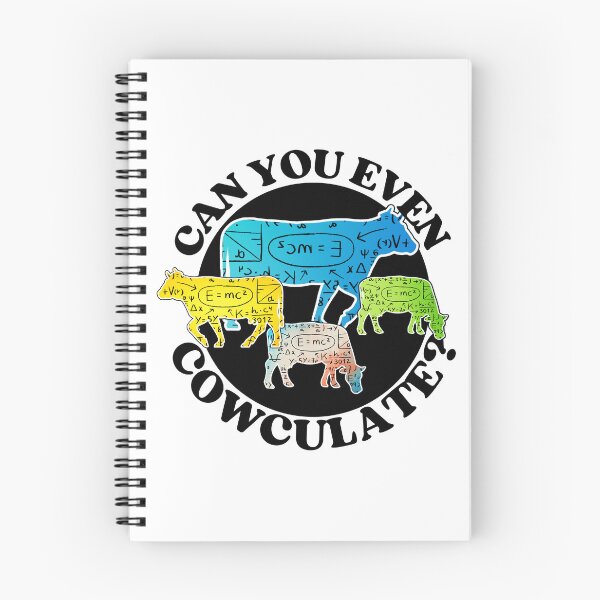 Item preview, Can you even calculate? Funny colorful cow puns Calculator designed and sold by FarmsteadAcers.