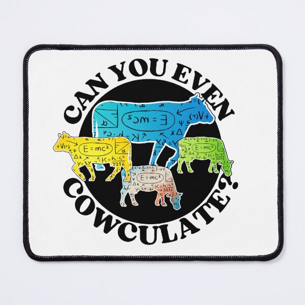 Item preview, Can you even calculate? Funny colorful cow puns Calculator designed and sold by FarmsteadAcers.