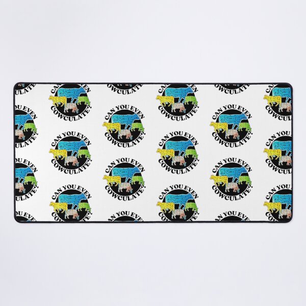 Item preview, Can you even calculate? Funny colorful cow puns Calculator designed and sold by FarmsteadAcers.
