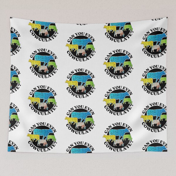 Item preview, Can you even calculate? Funny colorful cow puns Calculator designed and sold by FarmsteadAcers.
