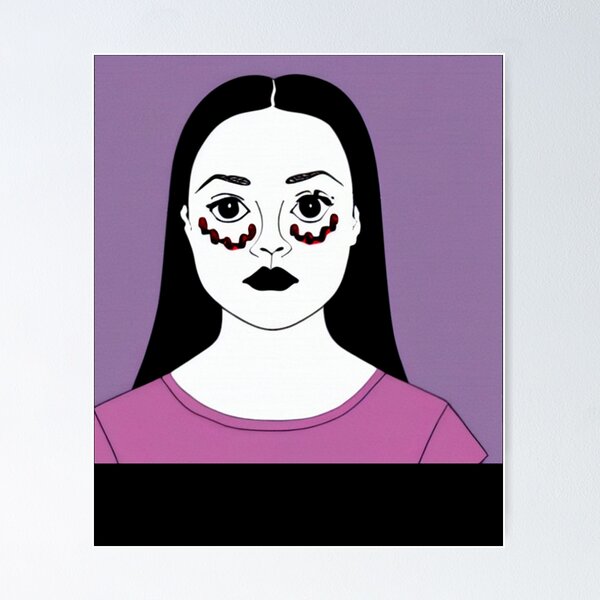 Item preview, Wednesday Addams Netflix  designed and sold by KykaskStore.