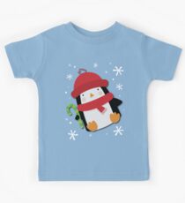 Holiday Penguin Kids Tee