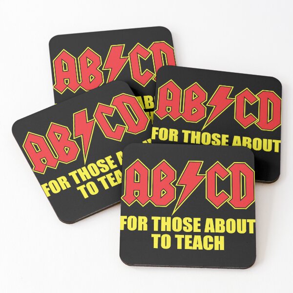 Item preview, ABCD For Those About to Teach designed and sold by LemonRindDesign.