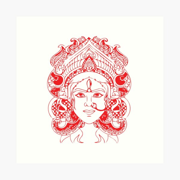 How to Draw Maa Durga - Easy Step-by-Step Guide