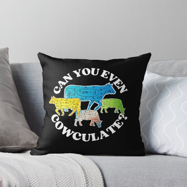Item preview, Black version of Can you even calculate? Funny colorful cow puns Calculator designed and sold by FarmsteadAcers.
