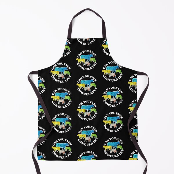 Item preview, Black version of Can you even calculate? Funny colorful cow puns Calculator designed and sold by FarmsteadAcers.