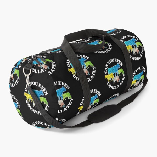 Item preview, Black version of Can you even calculate? Funny colorful cow puns Calculator designed and sold by FarmsteadAcers.