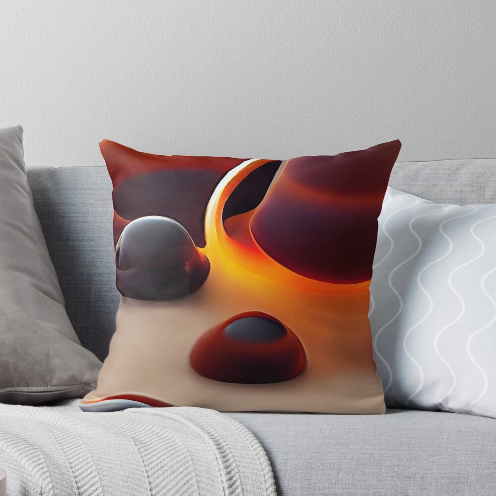 Item preview, Throw Pillow designed and sold by HowlHei.