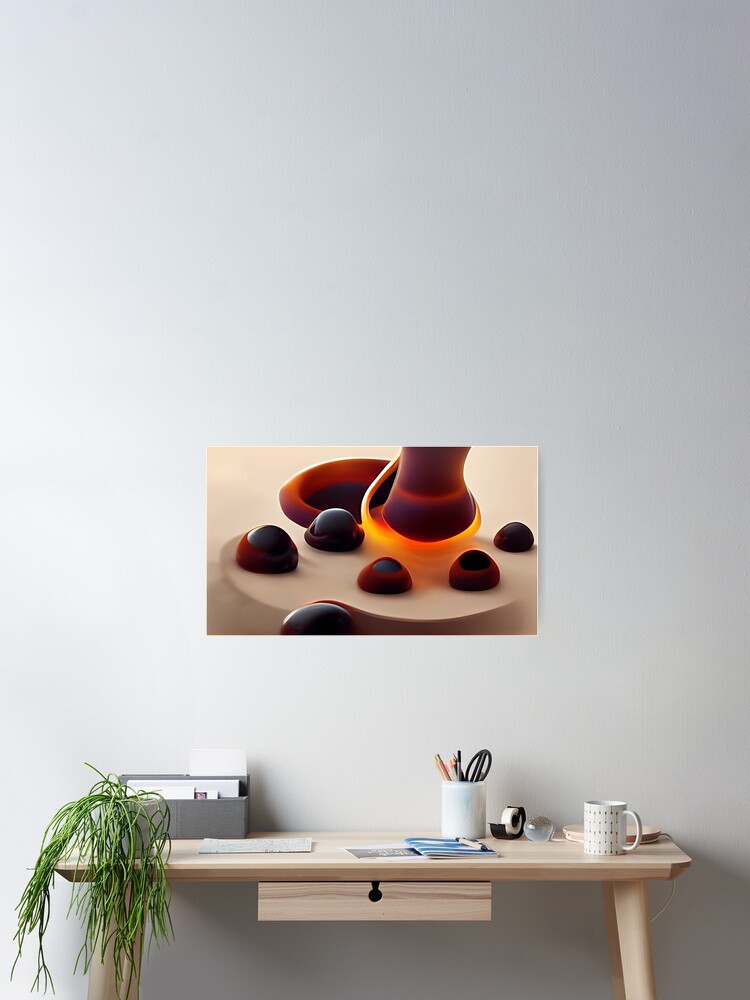 Thumbnail 2 of 3, Poster, Abstract Design 1 designed and sold by HowlHei.
