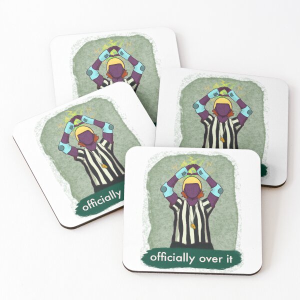 Item preview, Officially Over It, Roller Derby Ref designed and sold by Sharpmichelle.